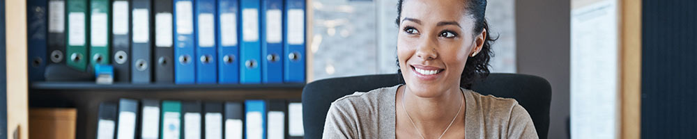 Click-N-Ship business customer working from home.